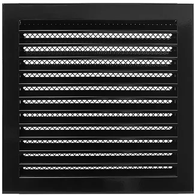 Grille métal industriel 300 x 300 mm noir - MRF3030M