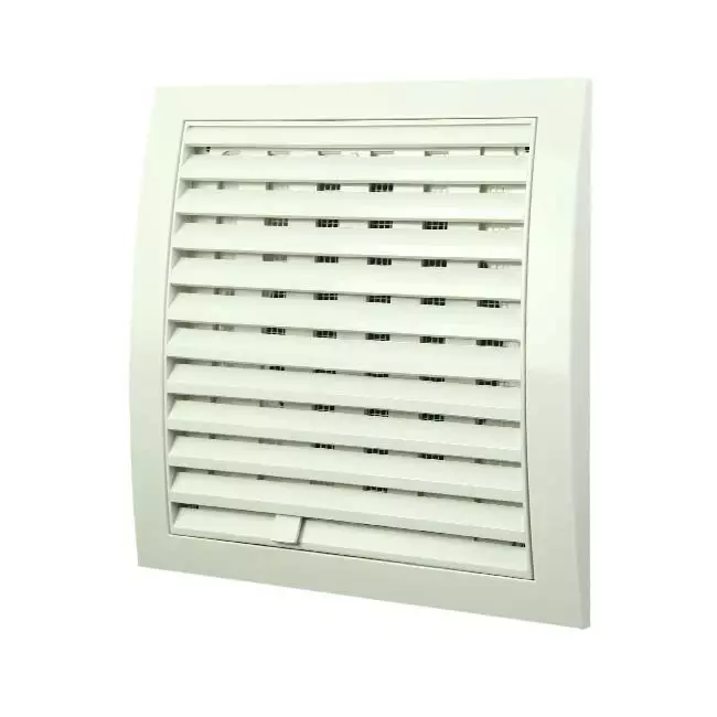 Grille murale réglable 190 x 190 diamètre : 150 blanc - ND15R