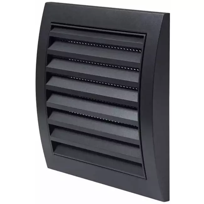 Grille murale 190 x 190 mm anthracite - N12A