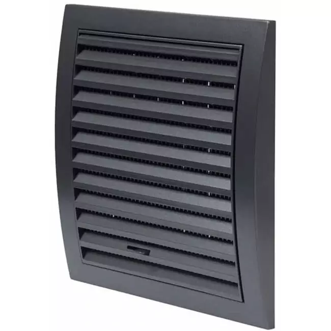 Grille murale réglable 190 x 190 mm anthracite - N12RA
