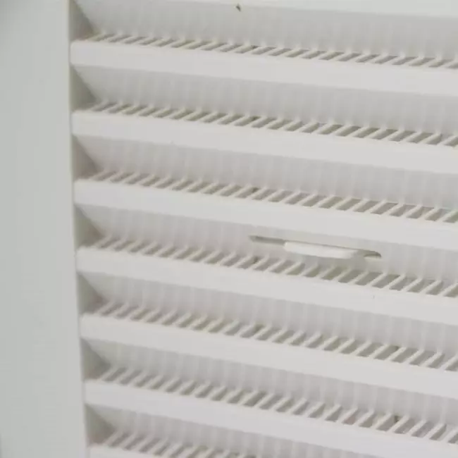 Grille murale r&ampglable 250x170 mm blanc - N25R