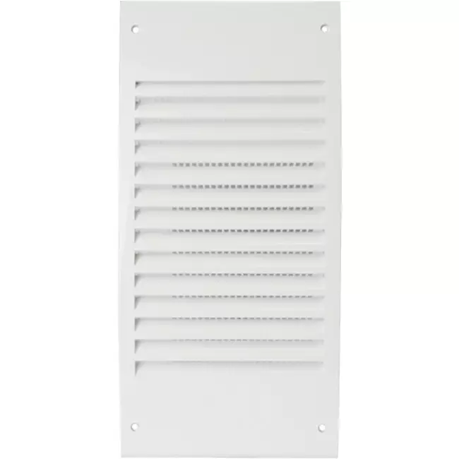 Grille murale 300x140 mm blanc - N30