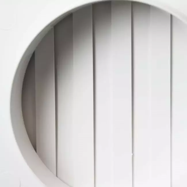 Grille murale réglable 190 x 190 diamètre : 150 blanc - ND15R