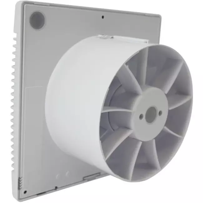 Vmc salle de bain avec minuterie et capteur d'humidité Ø 150 mm Blanc - pRemium 150HS