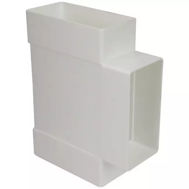 Té rectangulaire en plastique 110 x 55 - KT