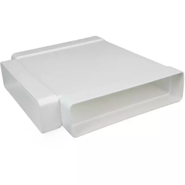 Pièce en T rectangulaire en plastique 220x90mm - KT29