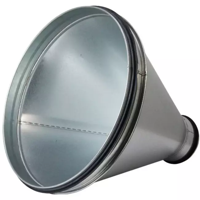 Réducteur de Ø 315 mm - Ø 250 mm pour conduit rigide galvanisé