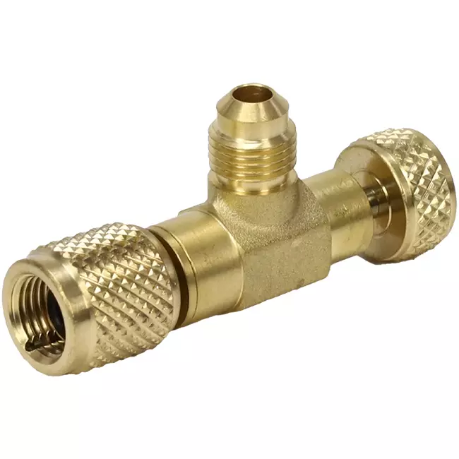 Valve de mesure avec joint schrader 5/16*5/16 (avec valve)