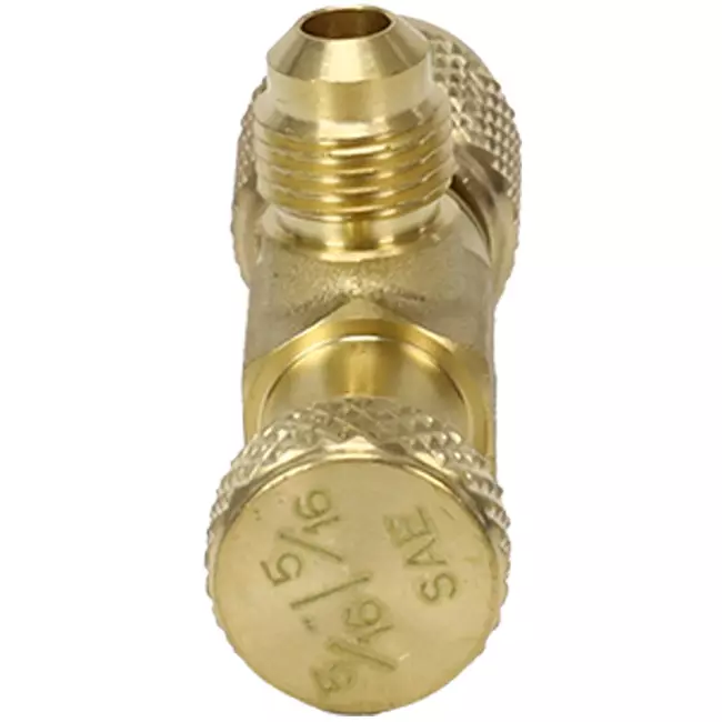 Valve de mesure avec joint schrader 5/16*5/16 (avec valve)