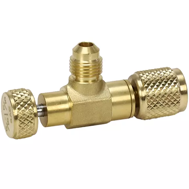 Valve de mesure avec joint schrader 5/16*5/16 (avec valve)
