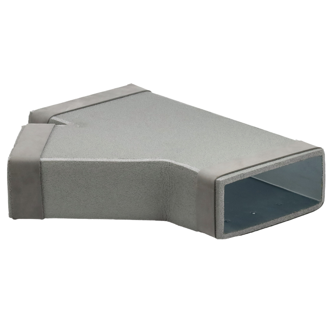Thermoduct Pièce en T 45 degrés 220x80 - 170x80 pour gaine