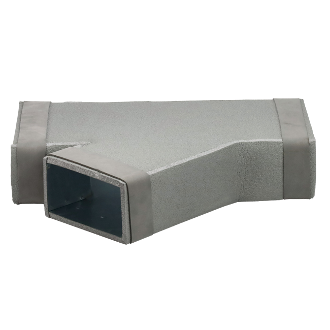 Thermoduct Pièce en T 45 degrés 220x80 - 170x80 pour gaine