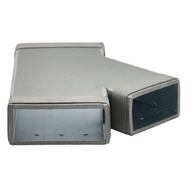 Thermoduct Pièce en T 45 degrés 220x80 - 170x80 pour gaine