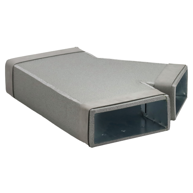 Thermoduct Pièce en T 45 degrés 220x80 - 170x80 pour gaine