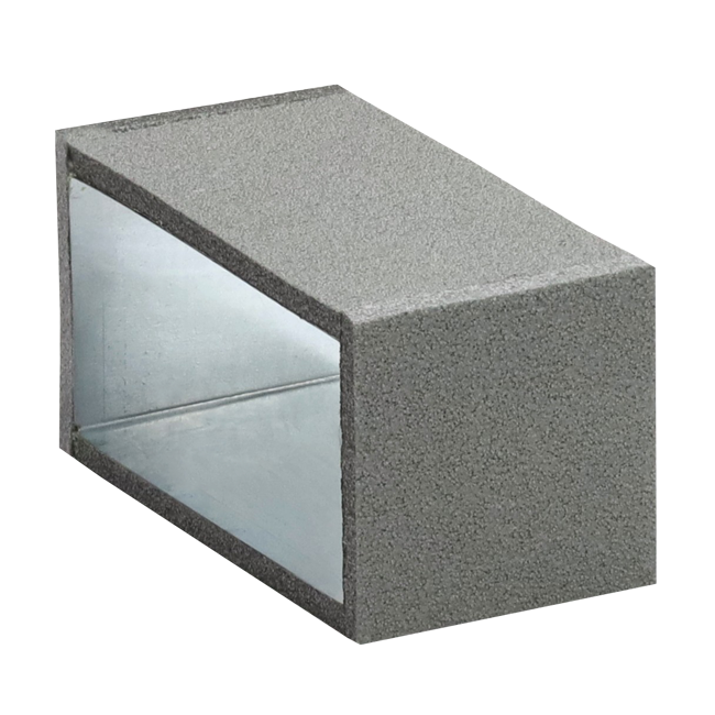 Thermoduct-Anschluss, 220x80 mm, L=100 mm