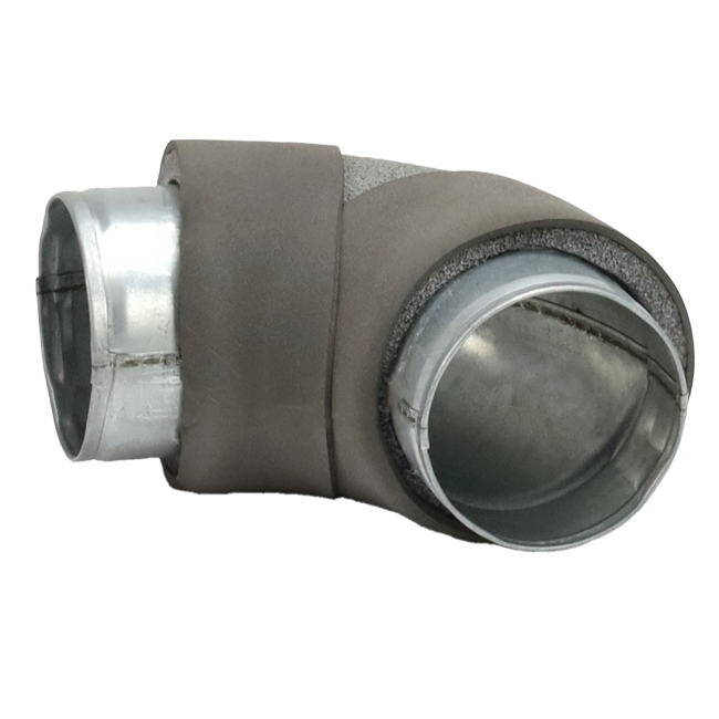 Thermoduct Bogen Durchmesser 80 mm 90 Grad (nicht sicher)
