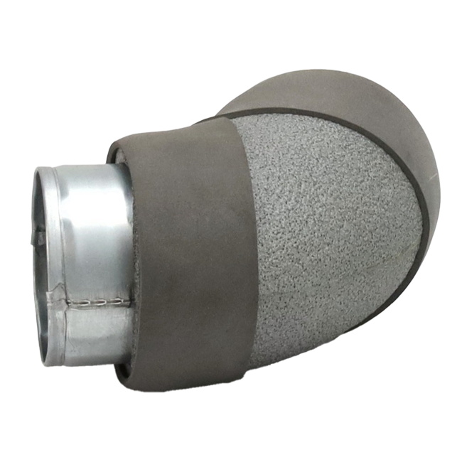Thermoduct Bogen Durchmesser 80 mm 90 Grad (nicht sicher)