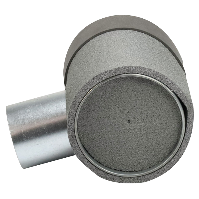 Thermoduct-Schott Durchmesser 125 mm H=80 mm einfach mit Loch für Tunnelbau
