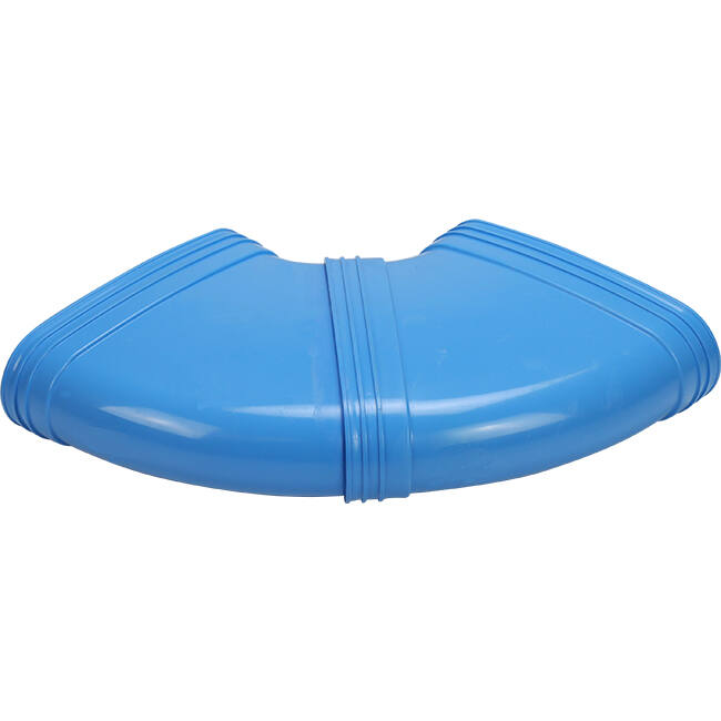 Wavin Ventiza Coude 90 degrés PVC ovale 235x80 mm horizontal M/M