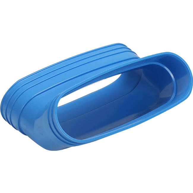 Wavin Ventiza Coude 45 degrés PVC ovale 195x80 mm vertical M/M