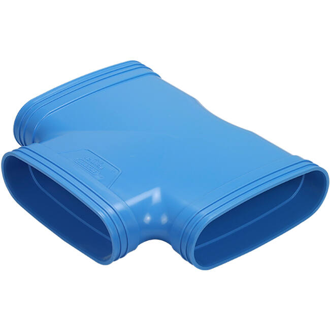 Wavin Ventiza T-pièce 90 degrés PVC ovale 235x80 mm M/M/M