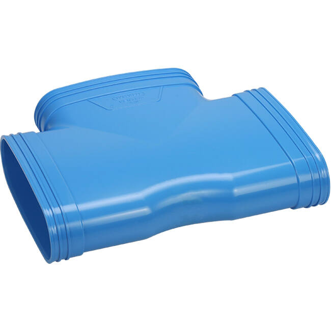 Wavin Ventiza T-pièce 90 degrés PVC ovale 235x80 mm M/M/M