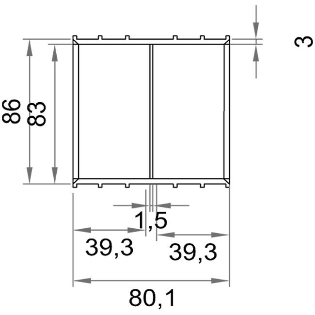 Wavin Ventiza Manchon collé PVC ovale 195x80 mm M/M