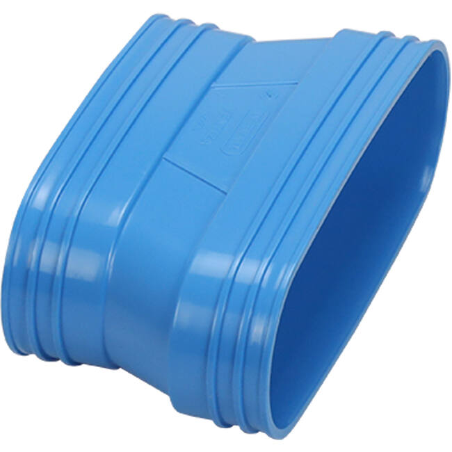 Wavin Ventiza Transition PVC ovale 235x80 mm vers 195x80 mm M/M