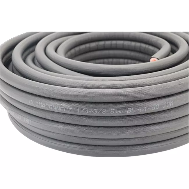 ClimaConnect Duo tuyau de refroidissement isolé 1/4-3/8 rouleau 20 mètres