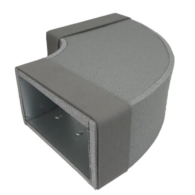 Thermoduct Einlaufbogen 90 Grad 220x80 mm horizontal