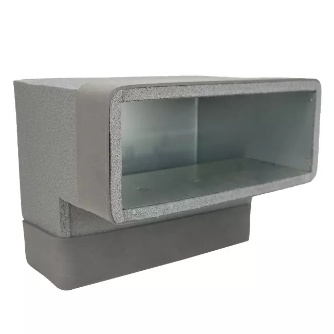 Thermoduc coude 90 degrés 170x80 vertical pour gaine