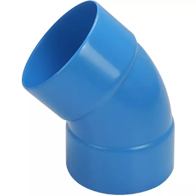 Wavin Ventiza coudée 45 degrés PVC rond par diamètre 125 mm M/M