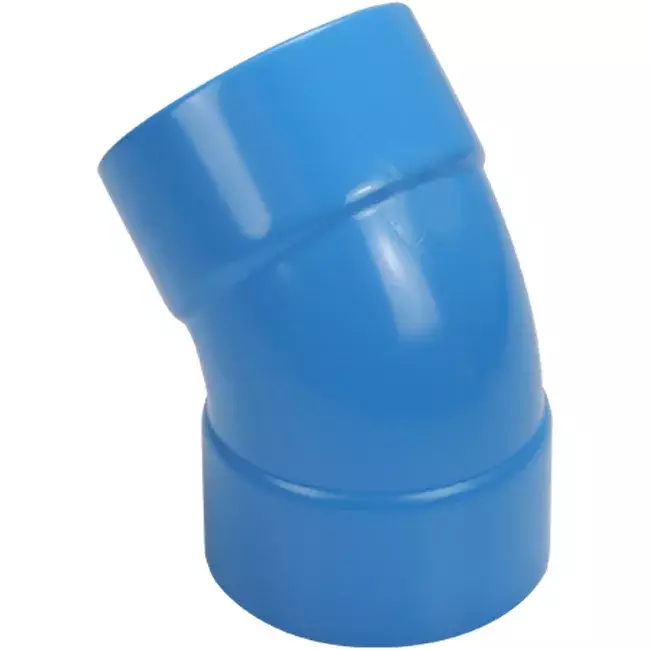 Wavin Ventiza coudée 45 degrés PVC rond par diamètre 125 mm M/M