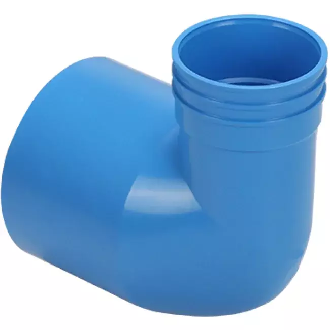 Wavin Ventiza élément terminal 90 degrés PVC rond 125x80x50 mm M/M