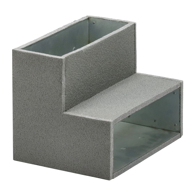 Thermoduct Einlaufbogen 90 Grad 220x80 mm vertikal