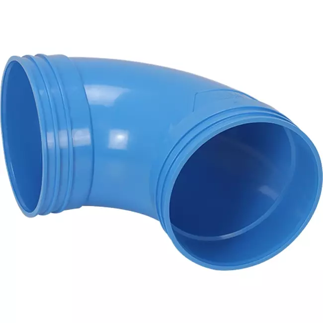 Wavin Ventiza coudé 90 degrés PVC rond 125 mm M/M