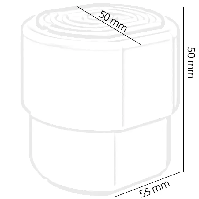 Kit de vibration ClimaConnect 1.2 bleu/vert, avec ressort, pour unités jusqu'à 55 KG