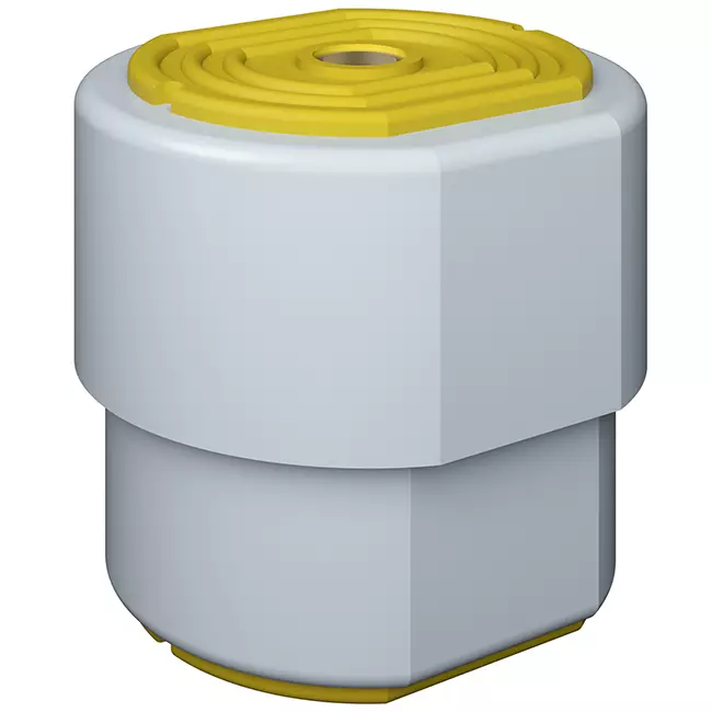 Kit de vibration ClimaConnect 1.2 bleu/jaune, avec ressort, pour unités jusqu'à 80 KG