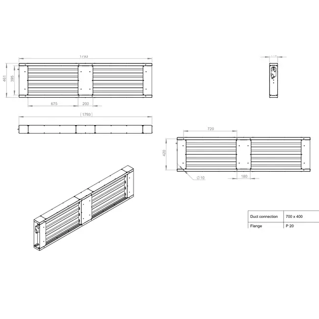 Vanne de fermeture motorisée à commande à 3 points pour ETA K / PHE 3500 F - MAK F E 05 3P