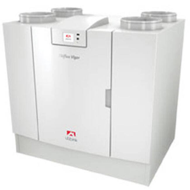 Ubbink VMC double flux unité murale Ubiflux Vigor W600 4/0 droite