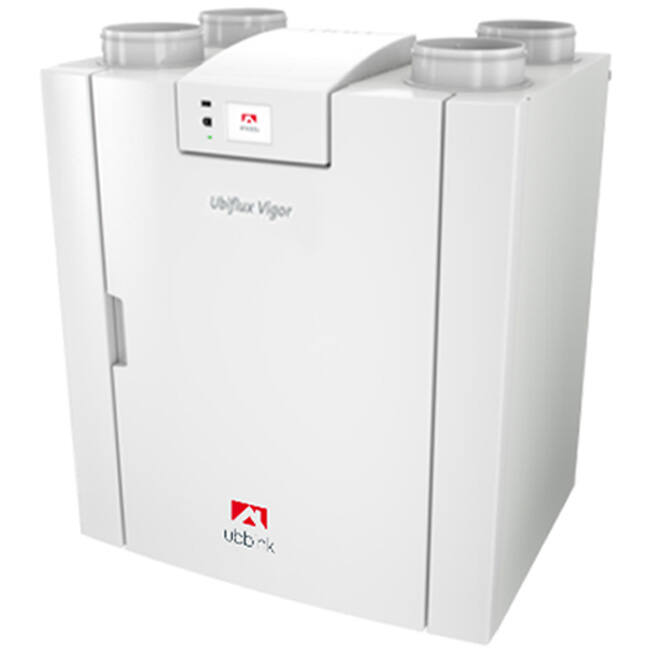Ubbink VMC double flux unité murale Ubiflux Vigor W225 4/0 droite