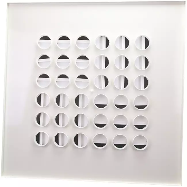 Diffuseur plafonnier multi-buses 596x596 mm - MN24 RAL9016