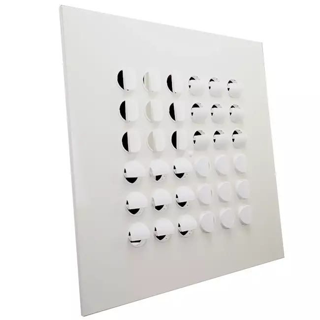 Diffuseur plafonnier multi-buses 596x596 mm - MN24 RAL9016