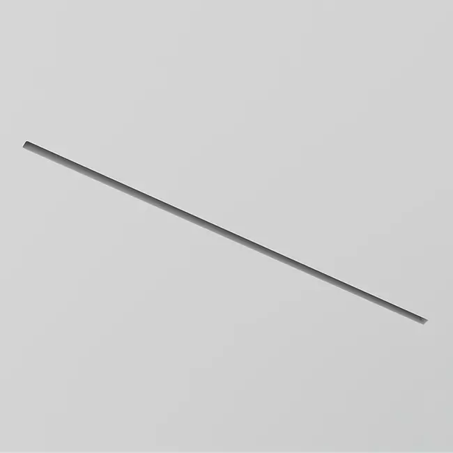 Diffuseur à fente sans cadre Ergovent 1000 mm avec diamètre de raccordement 90 mm - profilé