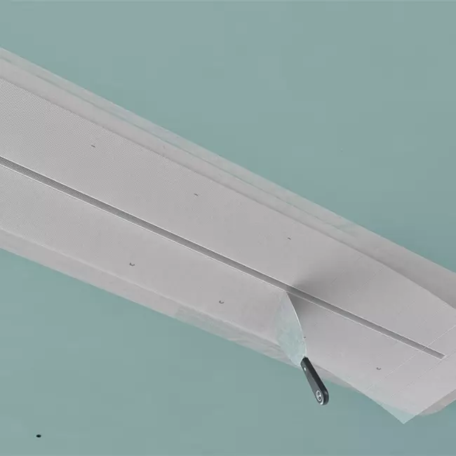 Diffuseur à fente sans cadre Ergovent 600 mm avec diamètre de raccordement 75 mm - profilé