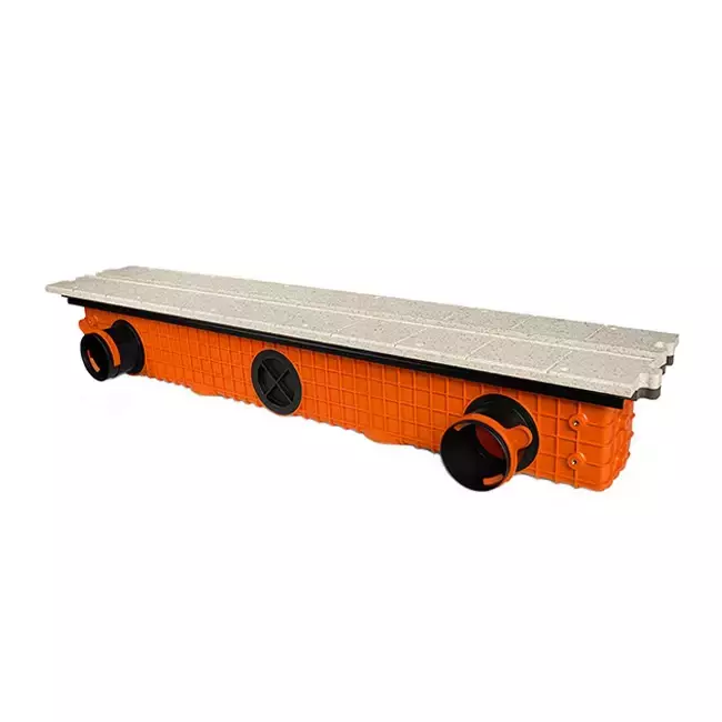 Diffuseur à fente sans cadre Ergovent 1050 mm avec diamètre de raccordement 90 mm - modulaire - 1 fente