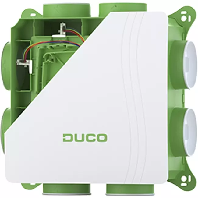 DucoBox Silent 2.0 400 m³/h + 2x capteur de CO2 - bouchon de sécurité