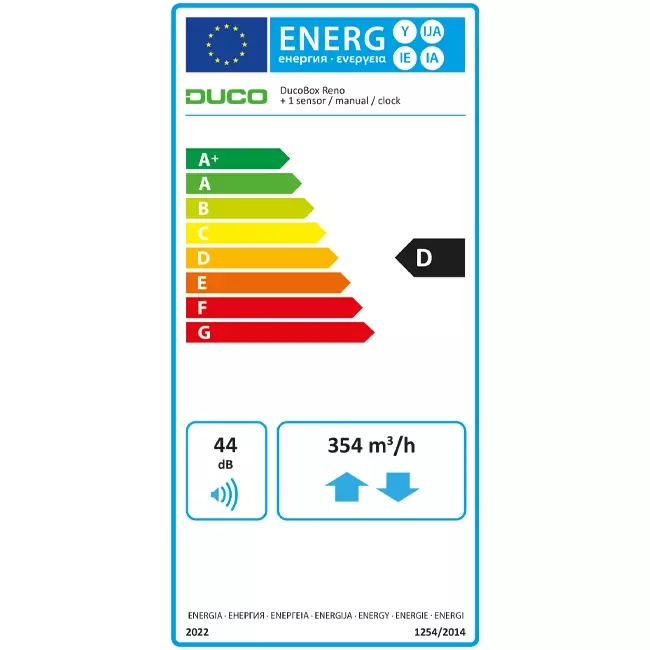 DucoBox Reno 325 m³/h - bouchon perilex