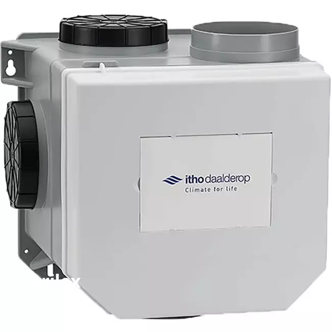 Itho Daalderop CVE-S ECO Optima High Performance Package HE 415 m³/h + sonde d'humidité + contrôle CO2 + 4 vannes - euro plug