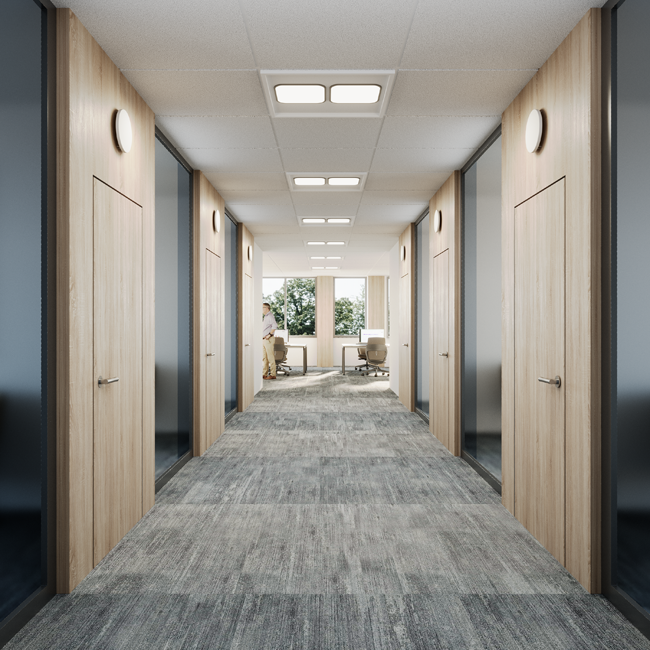 Grille de trop-plein avec atténuation acoustique - 160 mm XL - RAL 9003